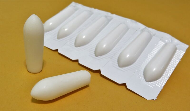 Suppositories for prostatitis