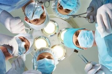 Surgery to remove the prostate for prostatitis