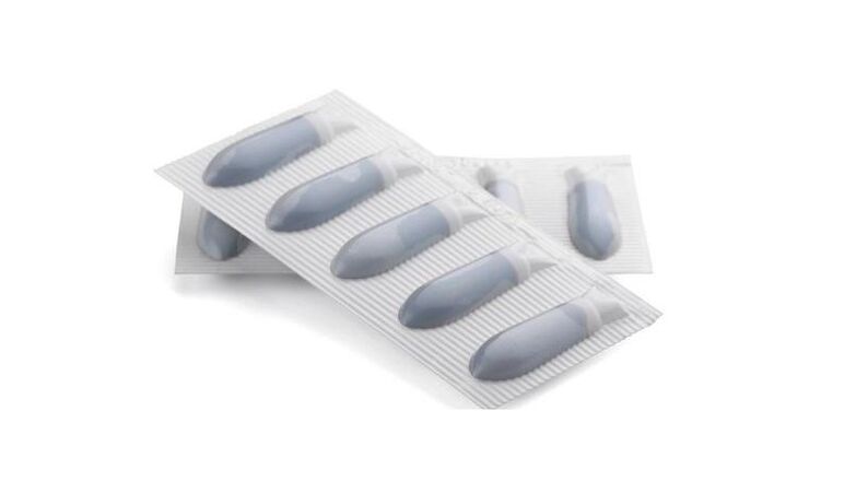 Suppositories for chronic prostatitis